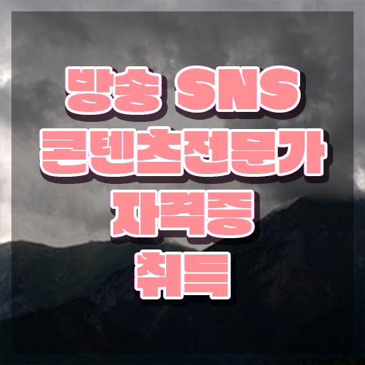  방송SNS콘텐츠전문가 자격요건 , 방송sns콘텐츠전문가 자격증 간단하게 취득한 정보 정보 가득