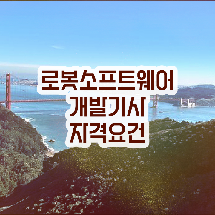  로봇소프트웨어개발기사 독학 로봇소프트웨어개발기사 시험응시조건 인강만 듣고 4달만에 성공한 팁