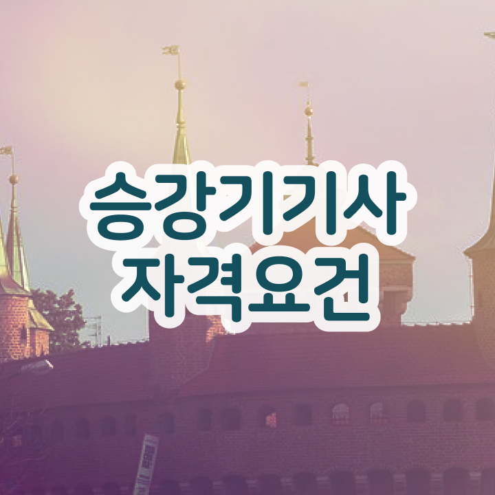  승강기기사 필기 승강기기사 응시자격 인강만 듣고 5달만에 성공한 방법