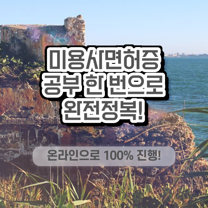  헤어미용자격증 실기 시험 없이 , 학은제 동영상만 듣고 미용자격증 6달만에 준비하기