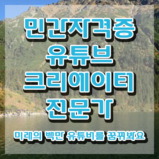  유튜브크리에이터 , 유튜브크리에이터전문가 자격증 20일 만에 시험준비 , 전망