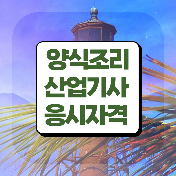  양식조리산업기사 자격요건 온라인 수업으로 빠르게 끝낸 팁