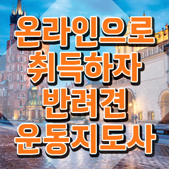  경단녀 뜻 , 반려견운동지도사 단기간에 합격한 팁