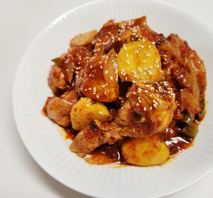 류수영 닭볶음탕 레시피 맛있게 매운 어남선생 만원 닭도리탕 만드는법 엄지척!