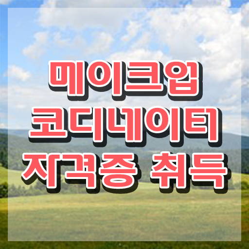  메이크업 , 메이크업코디네이터 자격증 독학으로 취득한 방법 알려드려요