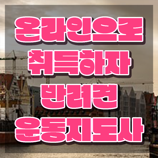  강아지 열날때 , 반려견운동지도사 취득 정보 , 온라인 독학