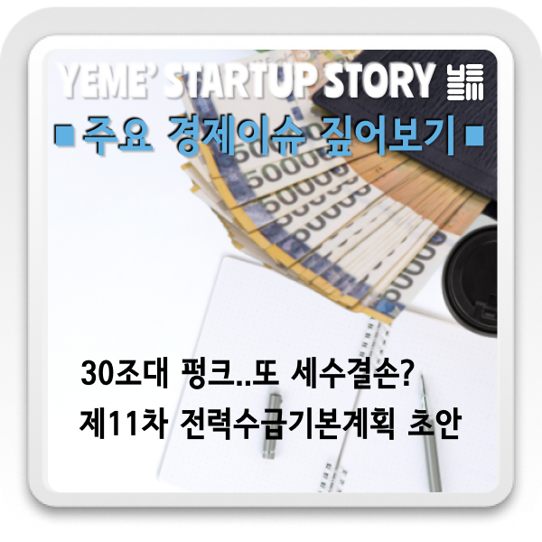  경제이슈 짚어보기 - 30조대 펑크..또 세수결손?,제11차 전력수급기본계획 초안
