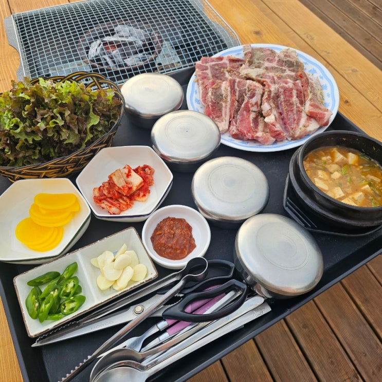  남해 바닷가펜션 가성비 바베큐에 무료 조식 나오는 프로방스펜션