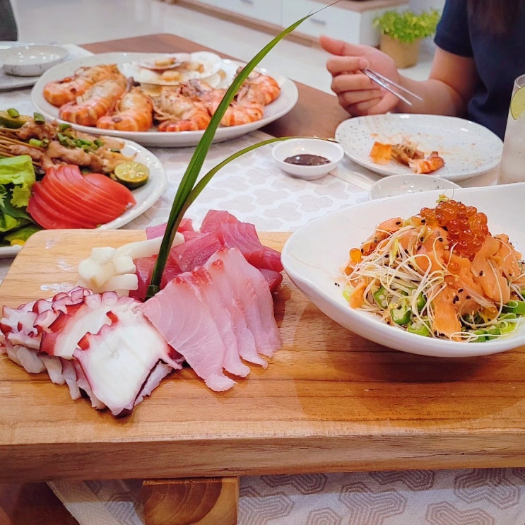  인니에서  한 집들이(손님초대)