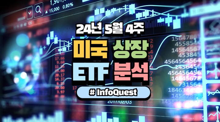  미국 상장 ETF 주간리뷰 (24년 5월 4주)
