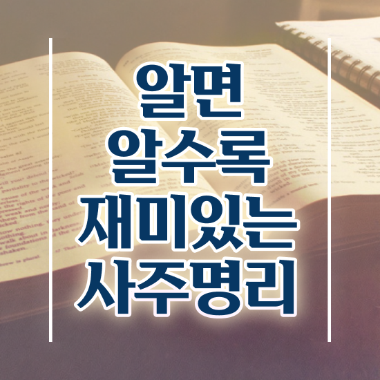  사주 풀이 , 심리상담사 자격증 독학으로 시험준비 및 향후 전망