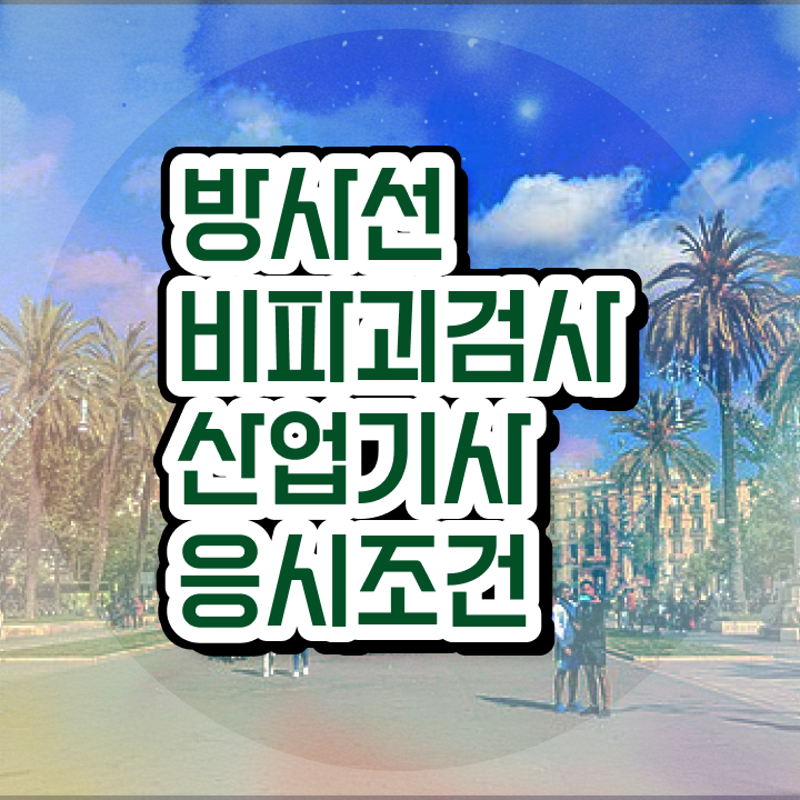  방사선비파괴검사산업기사 자격요건 집에서 온라인으로 1학기에 끝낸 전략