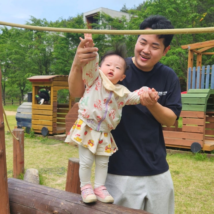  영천 아기랑 나들이 운주산 자연휴양림 놀이터 무료입장