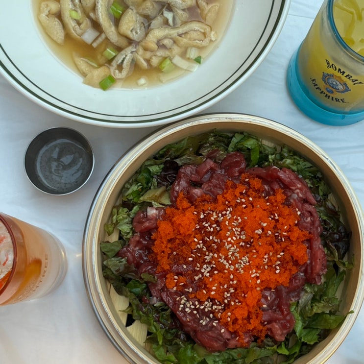  서울 구디야장 구디맛집 신선한 육회와 하이볼이 다양한 99육회본가 본점