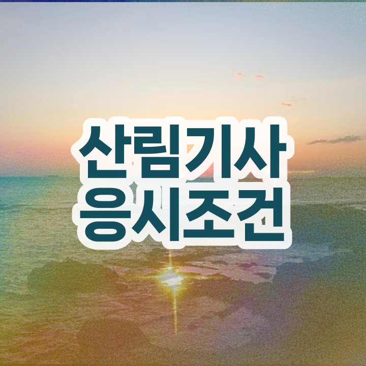  산림기사 필기 준비물 산림기사 취득자격 집에서 온라인으로 쉽고 빠르게 성공한 비법