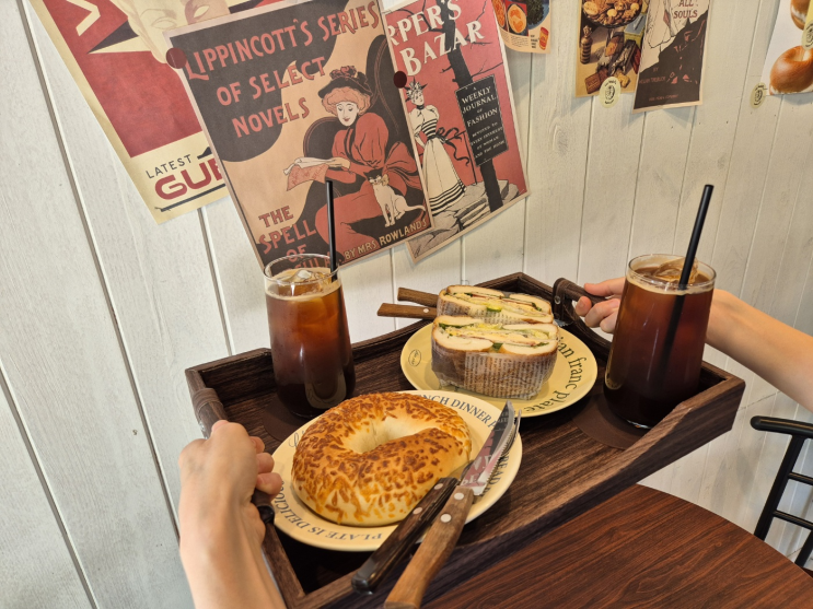  수제 베이글이라니? 베이글 찐맛집! 133 베이글 카페 리뷰!