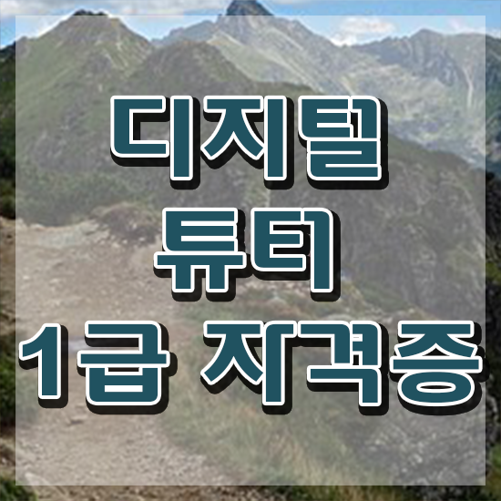  청년 디지털 서포터즈 ? 온라인으로 손쉽게 디지털튜터자격증 취득한 과정