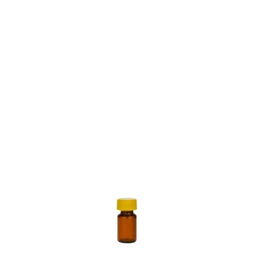  [유리초자] 1 ml 엠버 샘플 바이알 & 스크류 캡 1 ml Amber Storage Vial & Screw cap