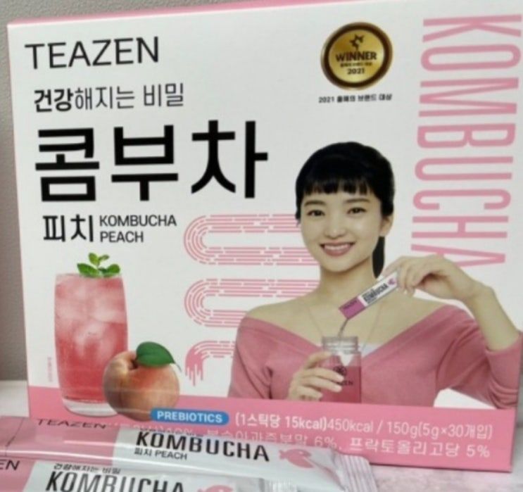    티젠 콤부차 피치 구매후기, 제품 실사진, 특징 및 장단점