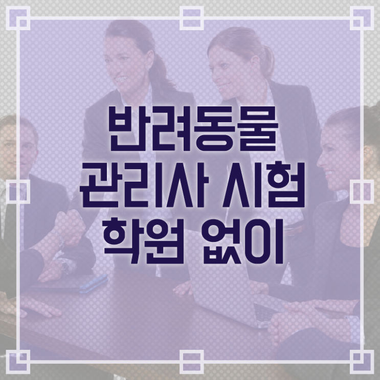  40대남자자격증 , 반려동물관리사 자격증 합격한 비법 알아볼까요