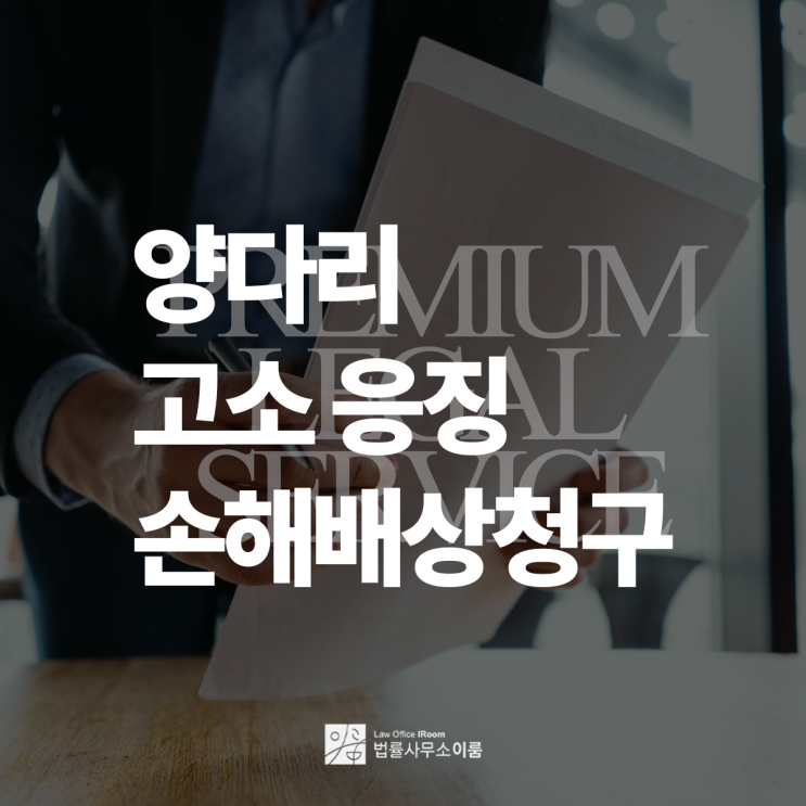  양다리 고소 응징 손해배상 청구를 마음먹었다면, 서울민형사변호사 전화 상담