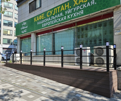  상가 데크, 합성목재 설치 가격