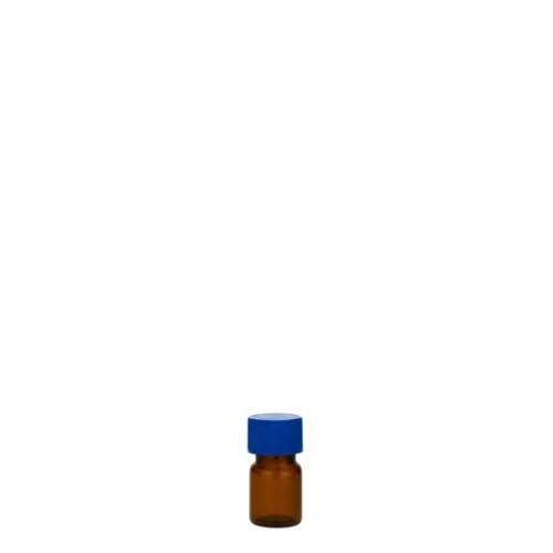  [유리초자] 2 ml 엠버 샘플 바이알 & 스크류 캡 2 ml Amber Storage Vial & Screw cap