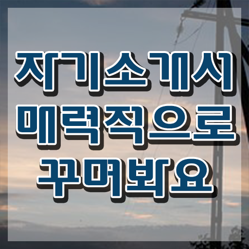  자기소개서형식 , 자기소개서지도사 자격증 15일 만에 취득한 과정 , 취업