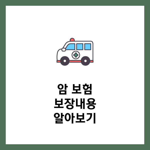  암보험비갱신형 추천 상품 확인하고 암보험비갱신형비교 진행해봅시다