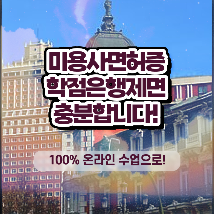  헤어디자이너 전망 , 종합미용면허증 학점은행제 인강으로 취득할 수 있었던 팁