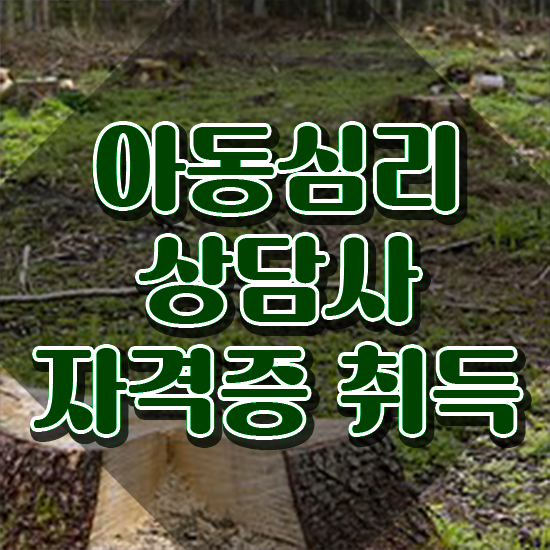  아동심리 미술 , 아동심리상담사 자격증 단기간에 학습한 후기 최단기간 취득한 과정