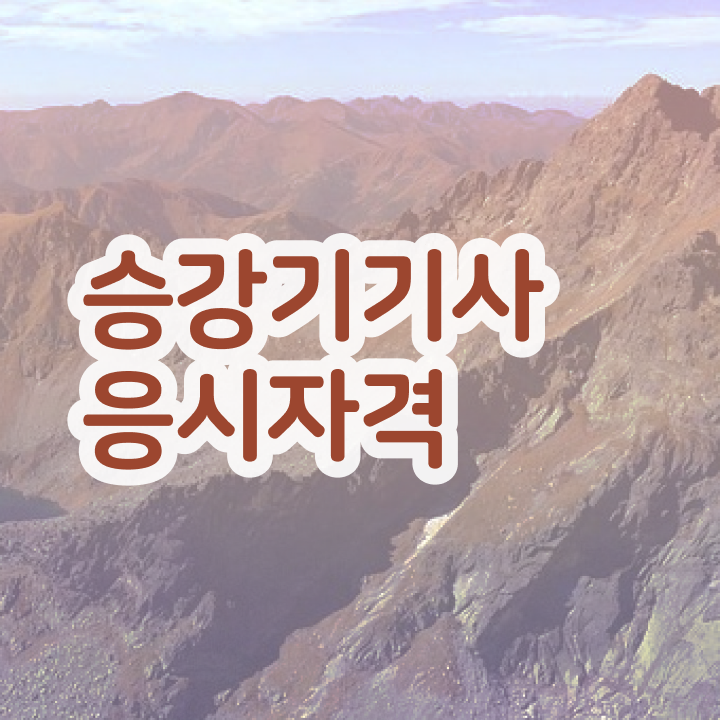  승강기기사 필기 승강기기사 시험자격 온라인 수업으로 4달만에 준비한 비법