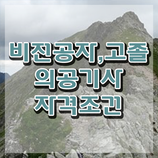  의공기사 하는일 의공기사 응시조건 온라인으로 4달만에 끝낸 전략