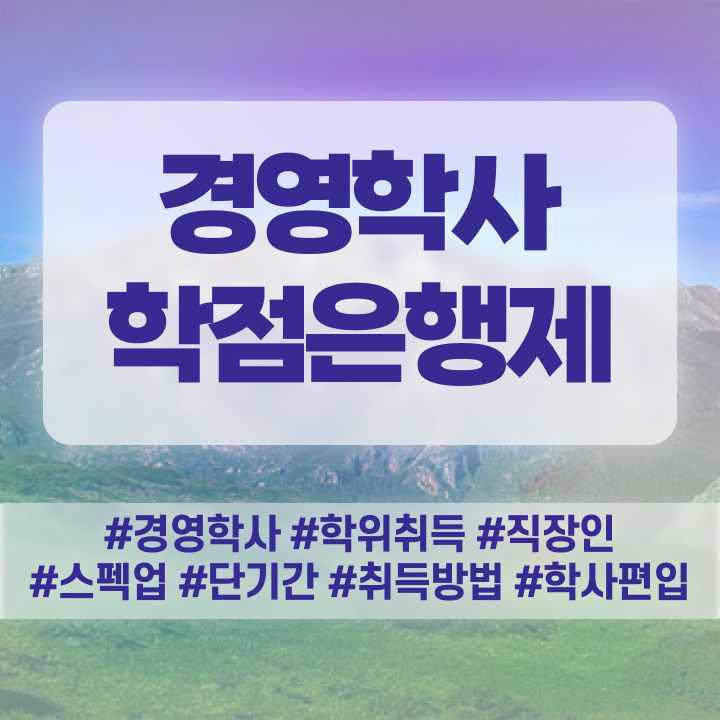  , 경영학 자격증 비전공자도 쉽게 완료한 전략