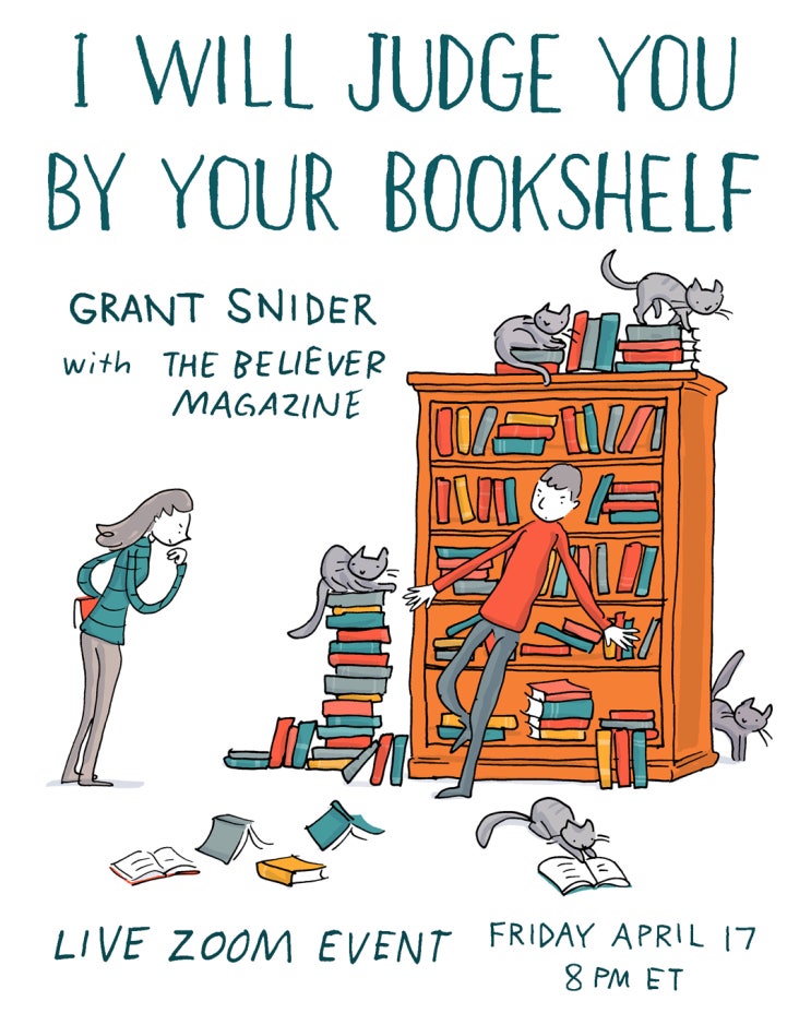 책 좀 빌려줄래?  그랜드 스나이더 책덕후 위한 카툰 에세이 I will judge you by your bookshelf