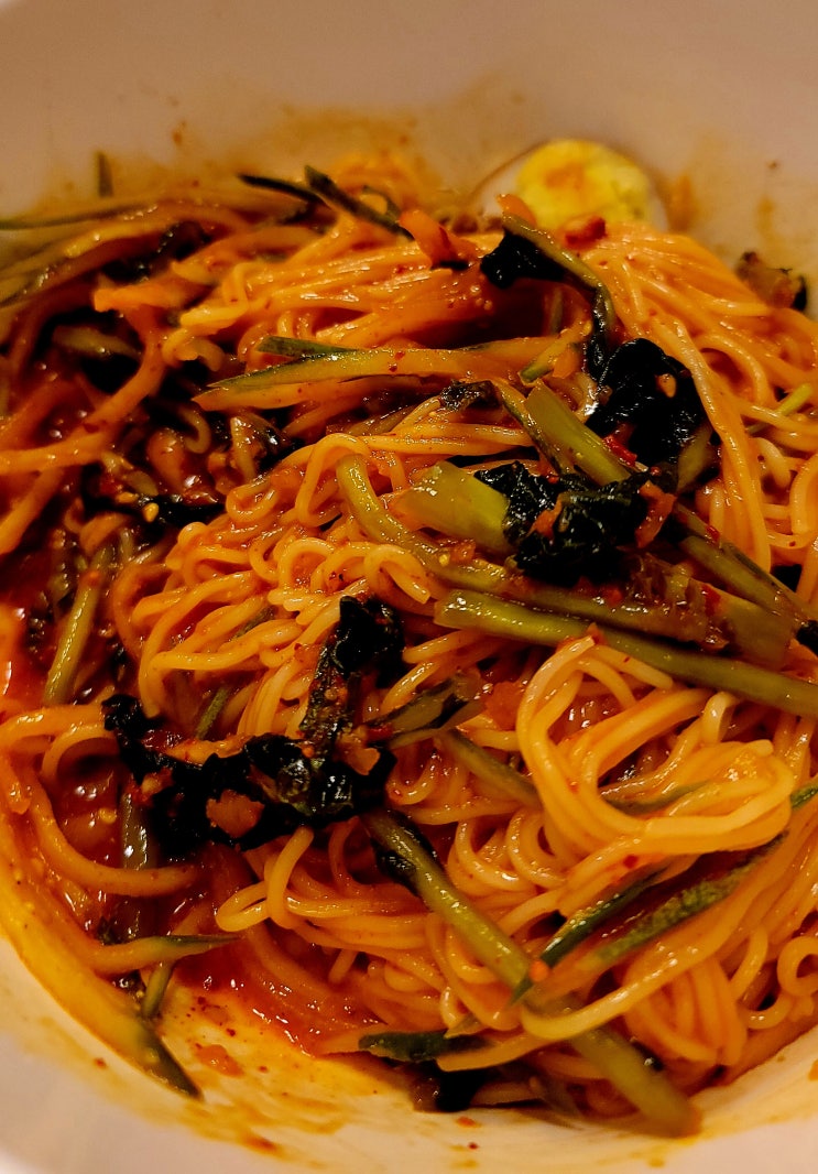  내돈내산 신당역 맛집 인생 열무비빔국수 작은식당 한식