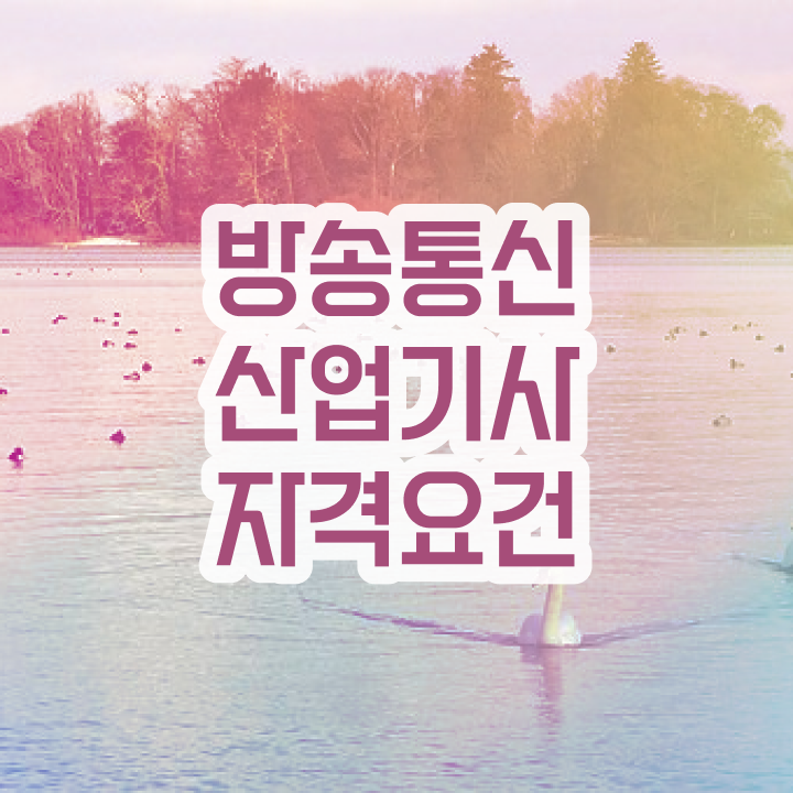 방송통신산업기사 취득자격 온라인 수업으로 4달 안에 끝낸 노하우