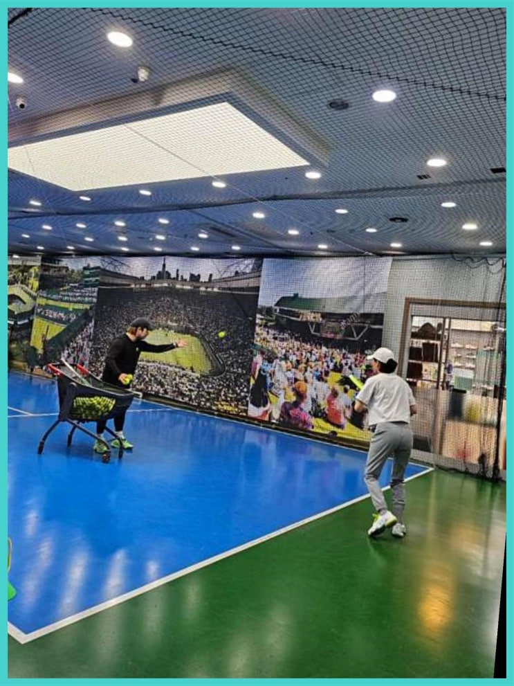 <b>안양테니스 디에치</b> 실내 테니스 아카데미, 넓은 공간에서... 