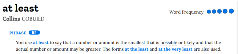 at least, at most, at best, at worst 뜻 예문 : 네이버 블로그