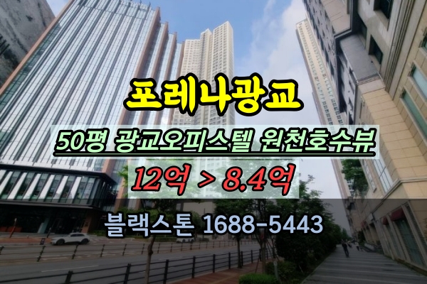  포레나광교 경매 광교고급오피스텔 50평 원천호수뷰 로열호실