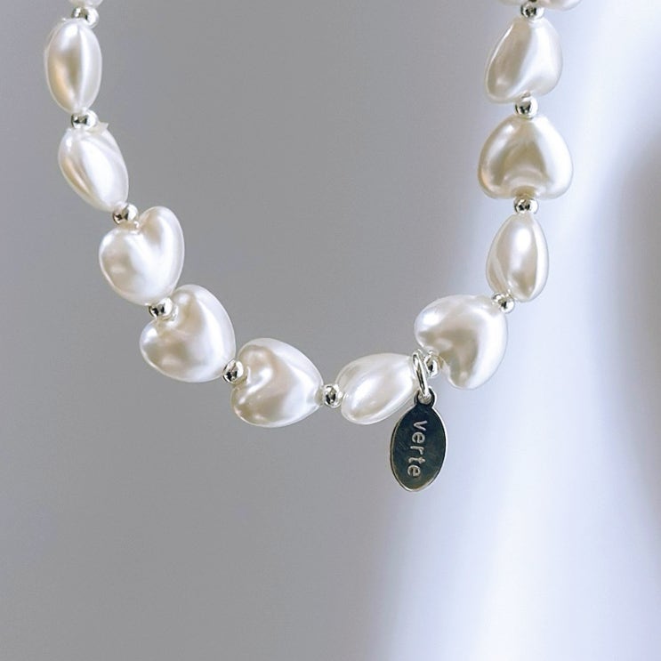  베흐트 verte 여름 하트 진주 팔찌 925 silver Huit.silver.61 liber pearl bracelet 리뷰.