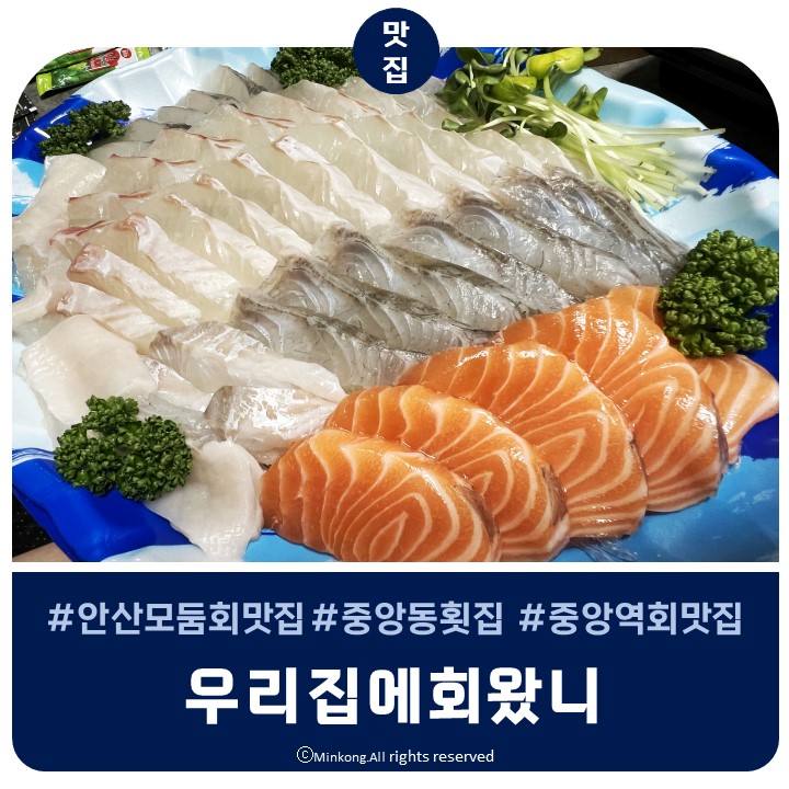  안산 중앙동 횟집 우리집에회왔니 - 배달포장 아피체오피스텔