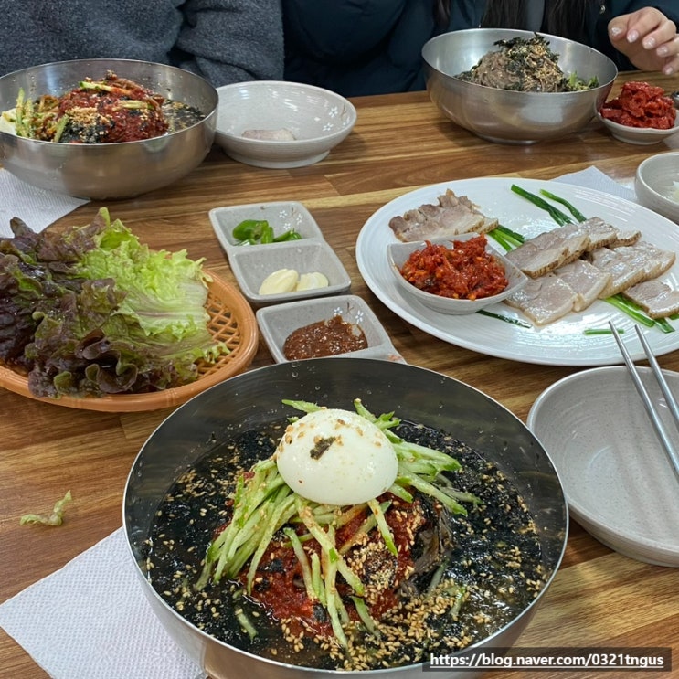  [강릉여행] 대형 주차장, 살얼음 시원한 주문진 막국수 맛집- ‘소돌막국수’