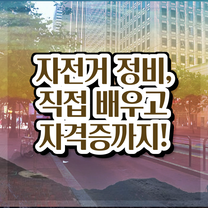  자전거공구세트 , 자전거정비지도사 자격증 온라인 교육으로 합격한 전략 궁금증 해결