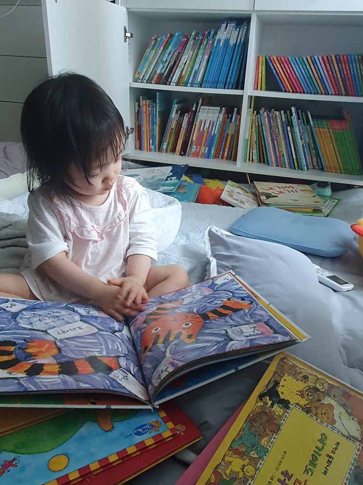  책 좋아하는 두돌 23개월 아기 발달 언어 인지 소근육발달