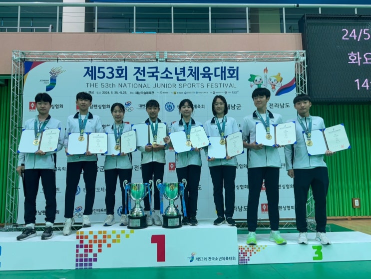 ‘안산시 G-스포츠클럽’ 펜싱 <b>선수단</b>, <b>전국</b>소년<b>체전</b>에서 선전