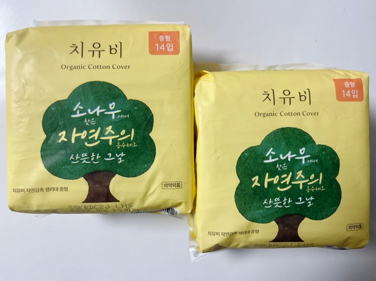 유기농 생리대 추천 치유비로 정착할래!