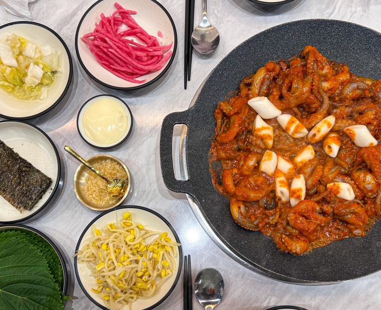 [정이품쭈꾸미광명]매콤한 철판쭈꾸미볶음 맛집 추천 ~!