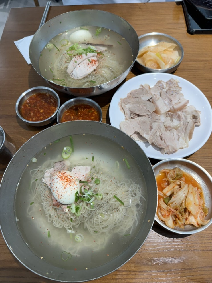  [을지면옥] 재오픈한 평냉계의 시조새 평양냉면 탑티어 맛집 오픈런 주말 웨이팅 주차