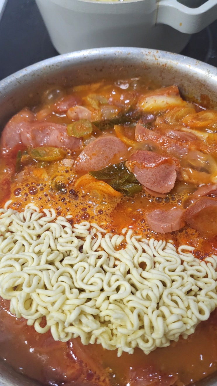  부대찌개밀키트 빨간음식연구소 후기
